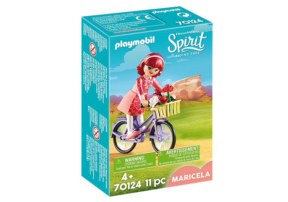 Maricela mit Fahrrad 70124 PLAYMOBIL® Österreich PLAYMOBIL Marivela mit Fahrrad 70124 blau